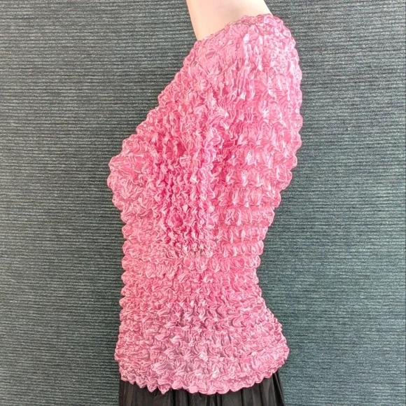 Y2K Magic Popcorn Top One Size Fits Most. Barbie Pink - Picture 3 of 9